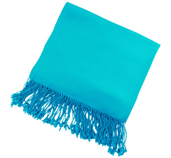 pashmina cyan