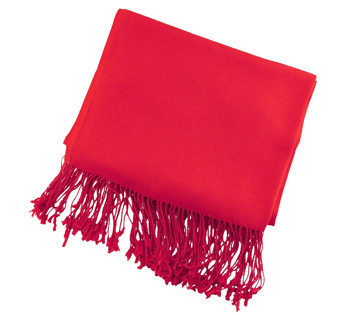 pashmina red